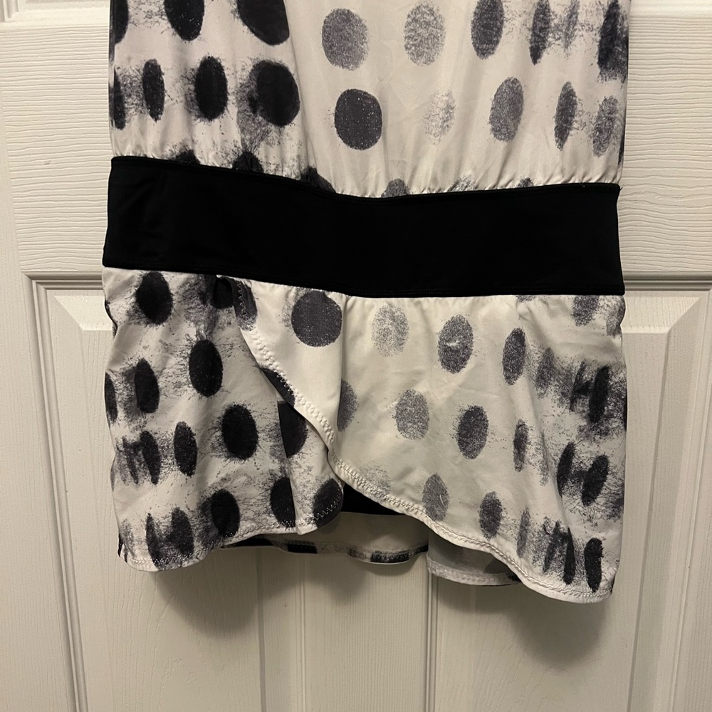 lululemon athletica White & Black Tie-Dye Active Romper - Picture 10 of 11